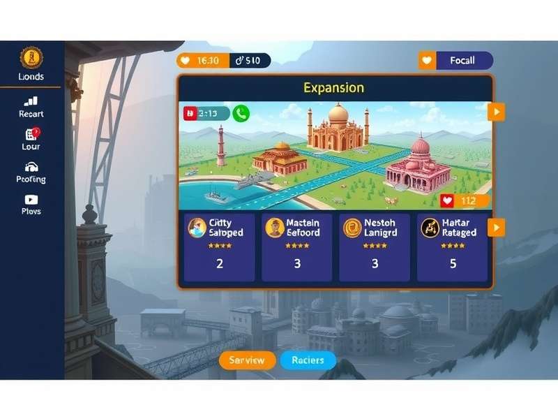 Bharat Billionaire gameplay screenshot showing business management interface